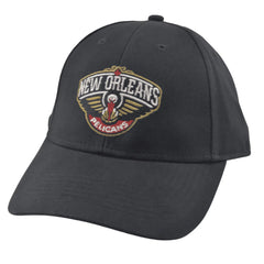 New Orleans Pelicans Fan Favorite Navy Blue NBA Team Logo Adjustable Hat