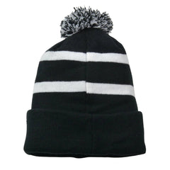 New Orleans Saints Striped NFL Breakaway Cuffed Knit Pom Pom Beanie Winter Hat