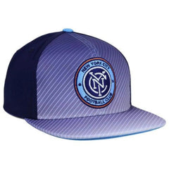 New York City FC Adidas NT75Z MLS Soccer Team Logo 2 Tone Snapback Cap Hat