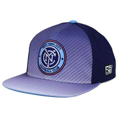 New York City FC Adidas NT75Z MLS Soccer Team Logo 2 Tone Snapback Cap Hat