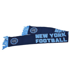 New York City FC MLS Core Soccer Winter Knit Scarf