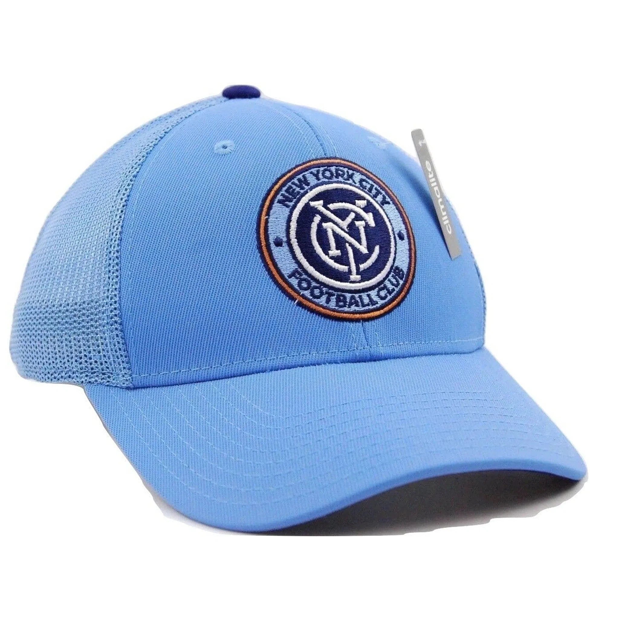 New York City Football Club Adidas M520Z MLS Net Burner Team Soccer Cap