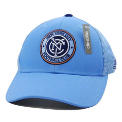 New York City Football Club Adidas M520Z MLS Net Burner Team Soccer Cap