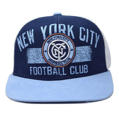 New York City Football Club VY60Z adidas MLS Soccer Meshback Cap Snapback Hat