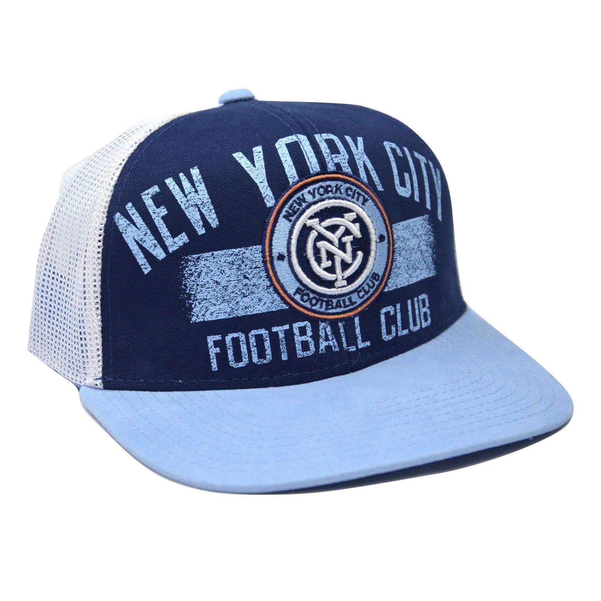 New York City Football Club VY60Z adidas MLS Soccer Meshback Cap Snapback Hat