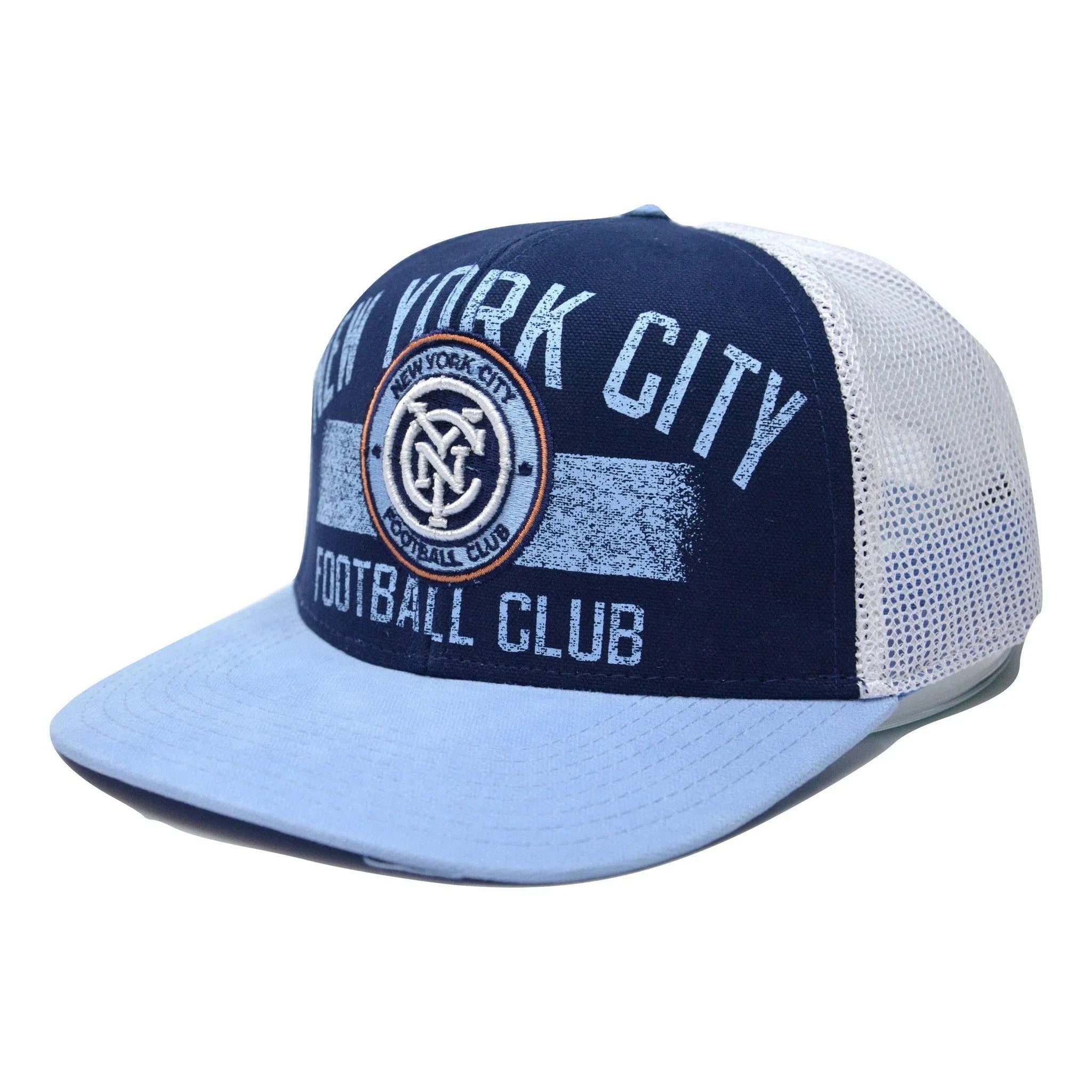 New York City Football Club VY60Z adidas MLS Soccer Meshback Cap Snapback Hat