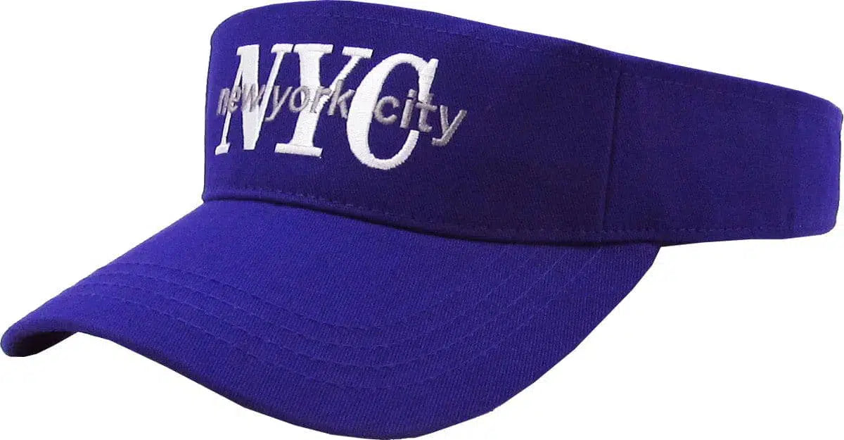 New York City NYC Adjustable Purple Sun Visor