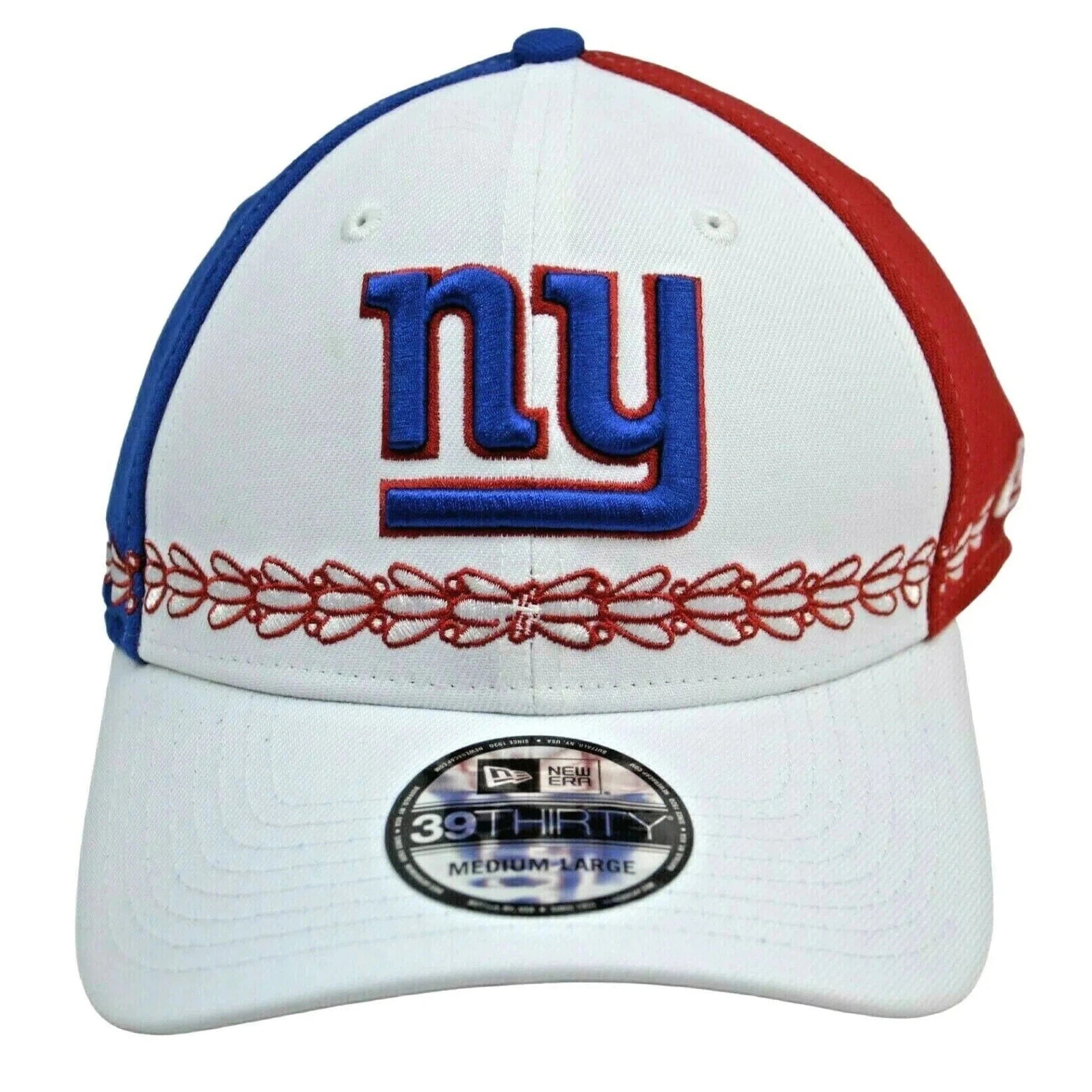 New York Giants New Era 39THIRTY NFL 100th Anniversary Football Flex Fit Hat