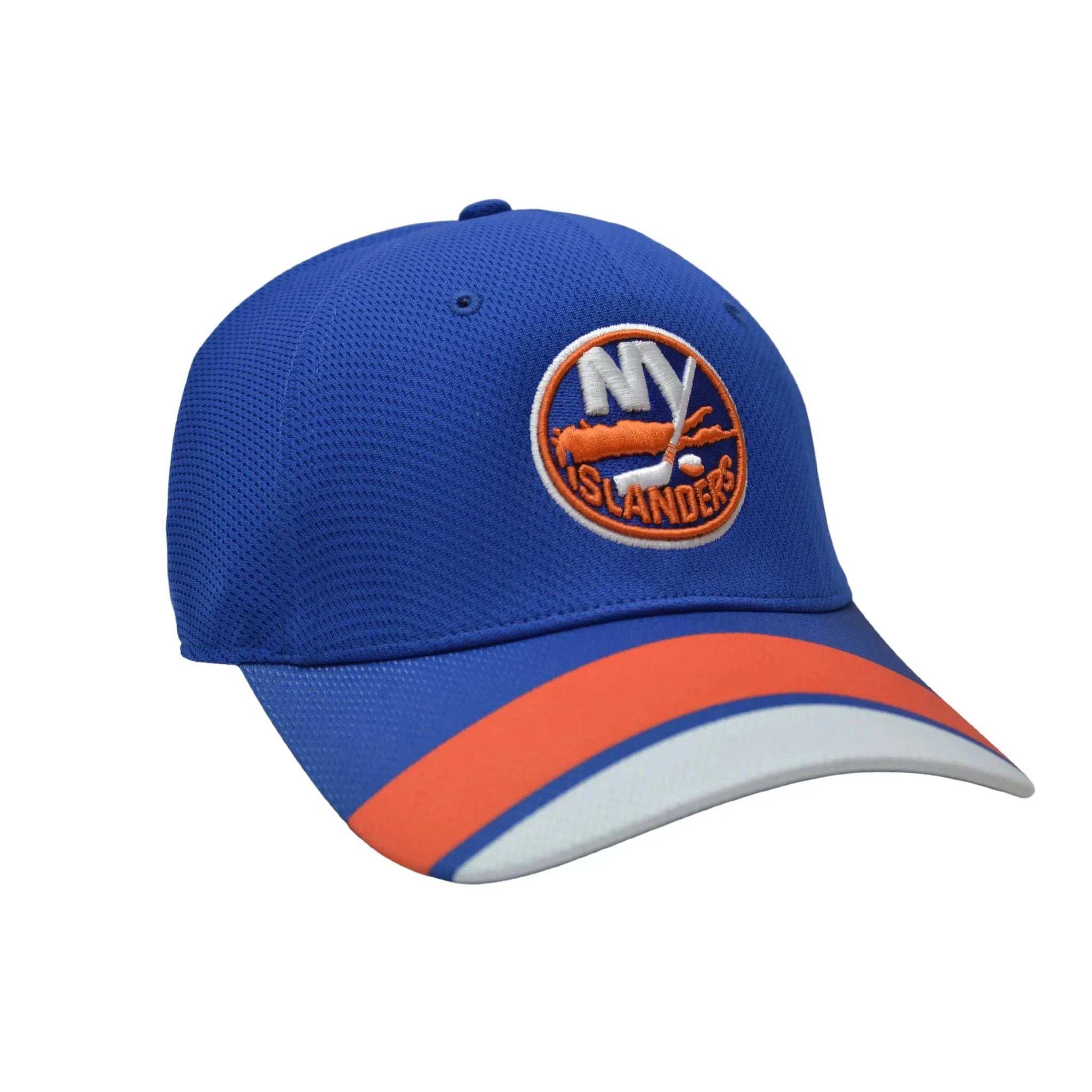 New York Islanders NHL Team Colors Solo Stretch Fit Cap Hockey Hat