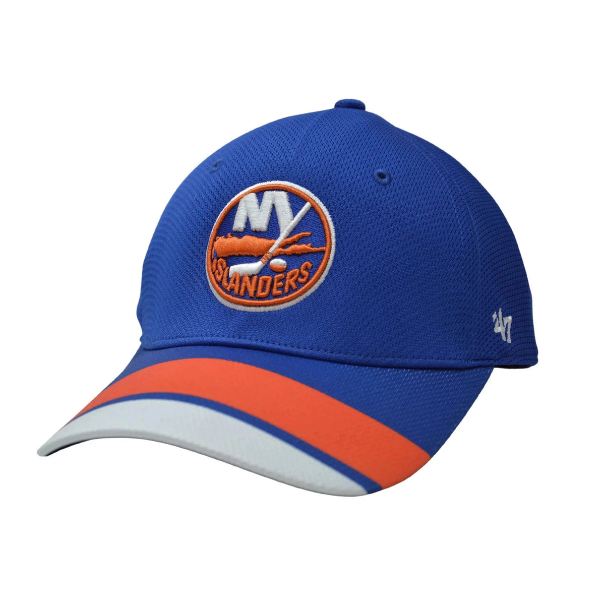 New York Islanders NHL Team Colors Solo Stretch Fit Cap Hockey Hat