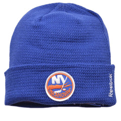 New York Islanders Reebok NHL Hockey Team Waffle Knit Beanie Cuffed Winter Hat