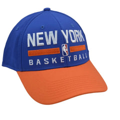 New York Knicks Adidas NBA Adjustable 2 Tone Slouch Cap Basketball Hat