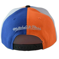 New York Knicks NBA Team Era Pinwheel Men's Snapback Cap, Flat Bill Hat by Mitchell & Ness