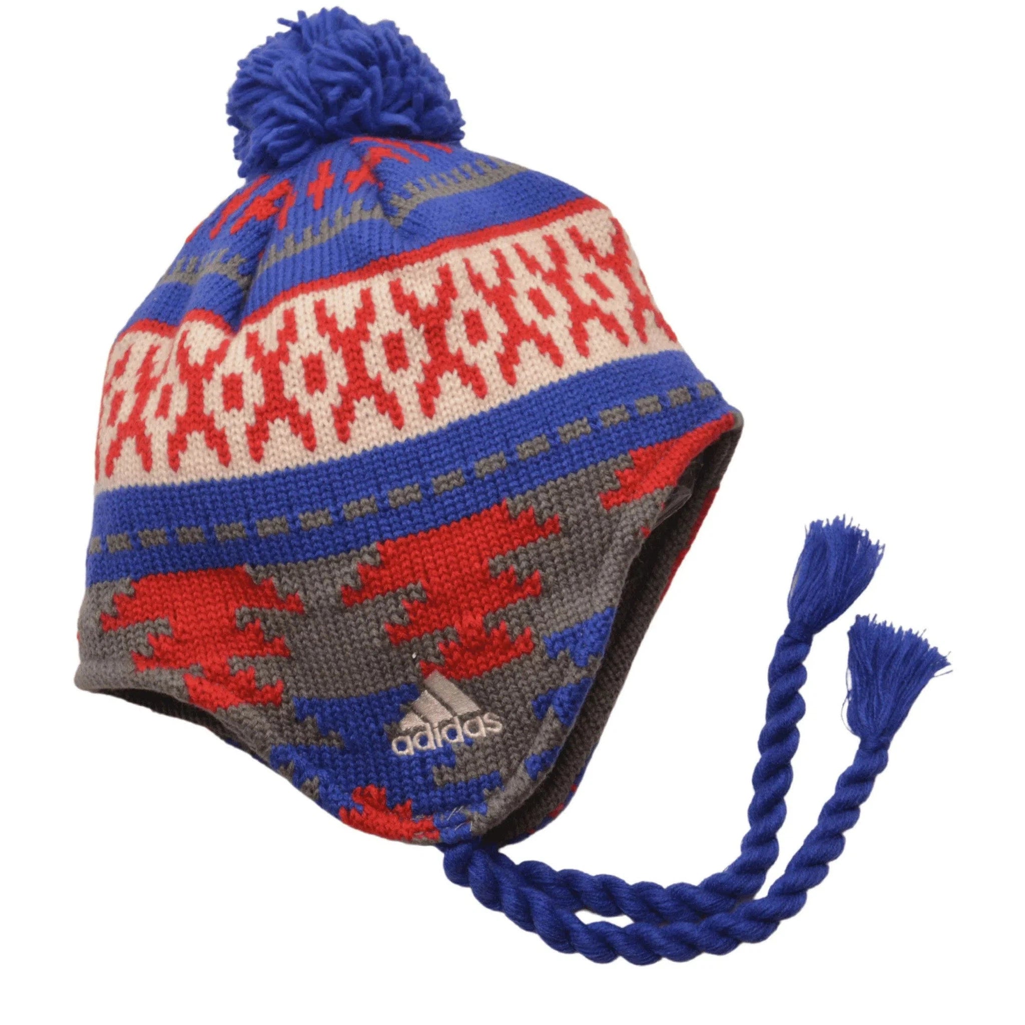 New York Rangers Adidas 11FHZ NHL Knit Tassel Winter Hat Beanie