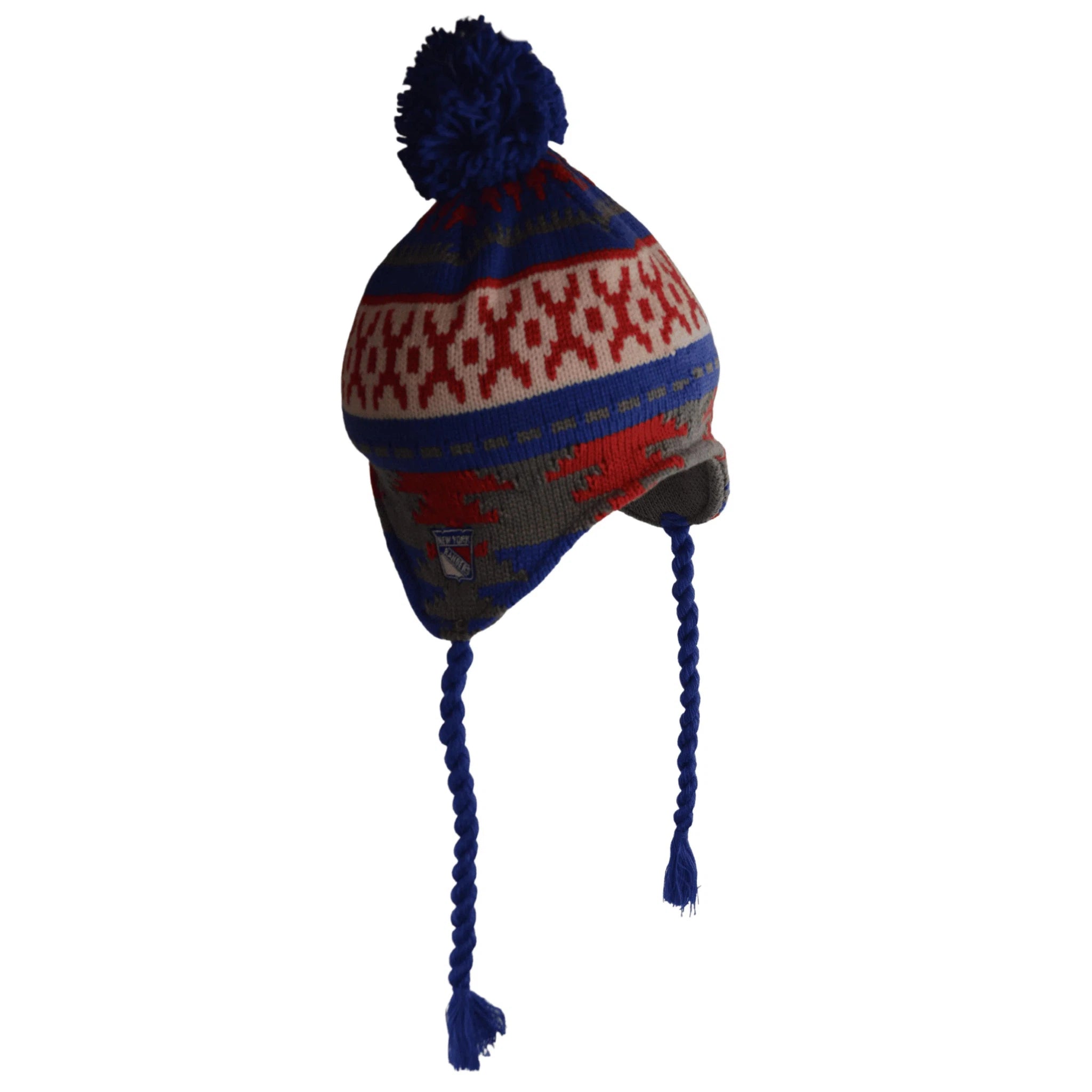 New York Rangers Adidas 11FHZ NHL Knit Tassel Winter Hat Beanie