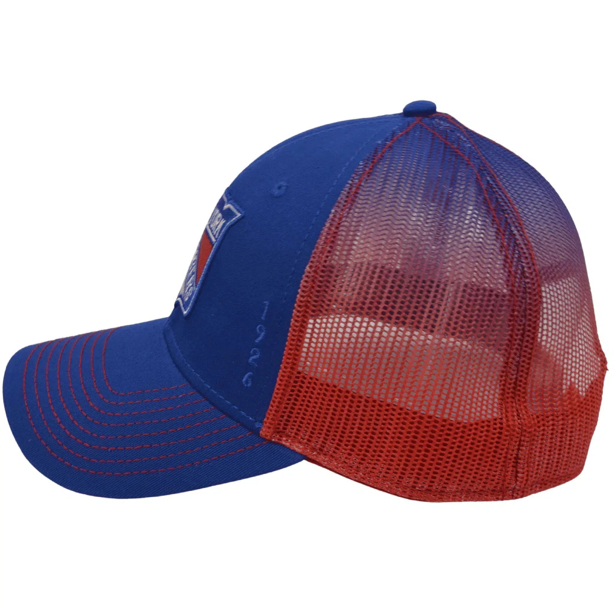 New York Rangers Cross Fade NHL Hockey Trucker Snapback Hat