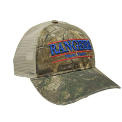 New York Rangers Fanatics Branded Beige & Camo NHL Logo Adjustable Hockey Hat