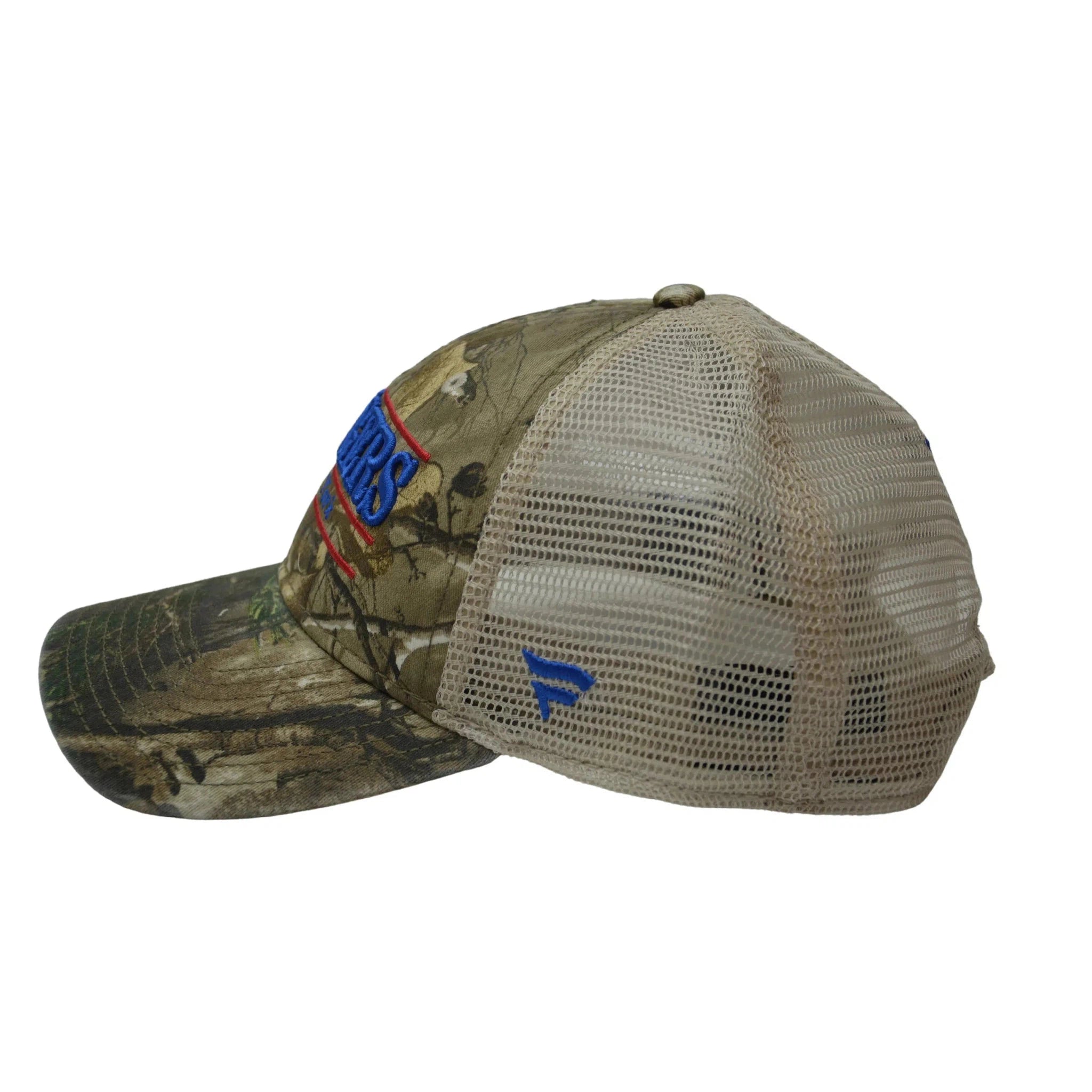 New York Rangers Fanatics Branded Beige & Camo NHL Logo Adjustable Hockey Hat