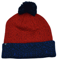 New York Rangers NHL Fan Weave Knit Beanie Pom Pom Winter Hat