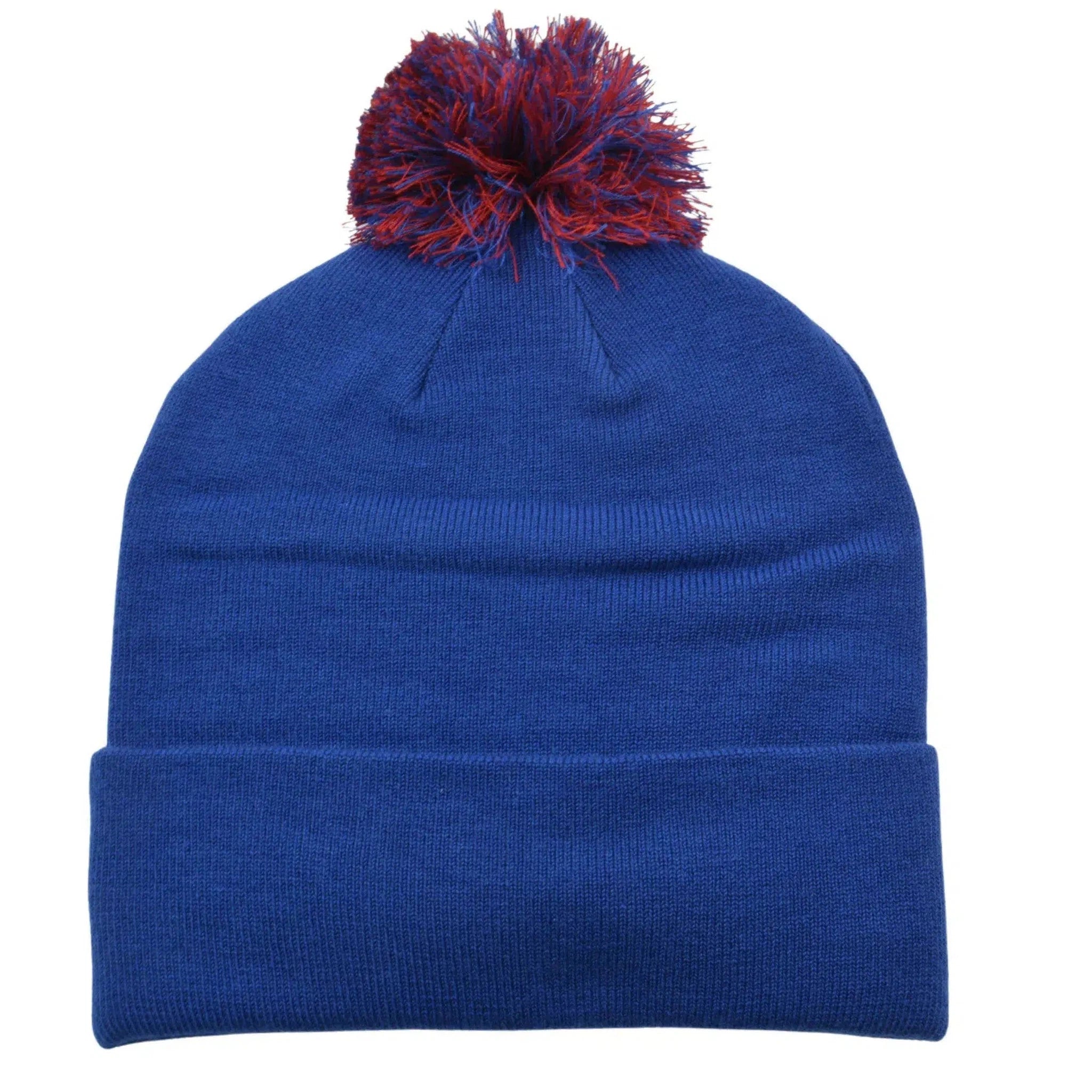 New York Rangers NHL Iconic Pop Knit Beanie Pom Pom Winter Hat