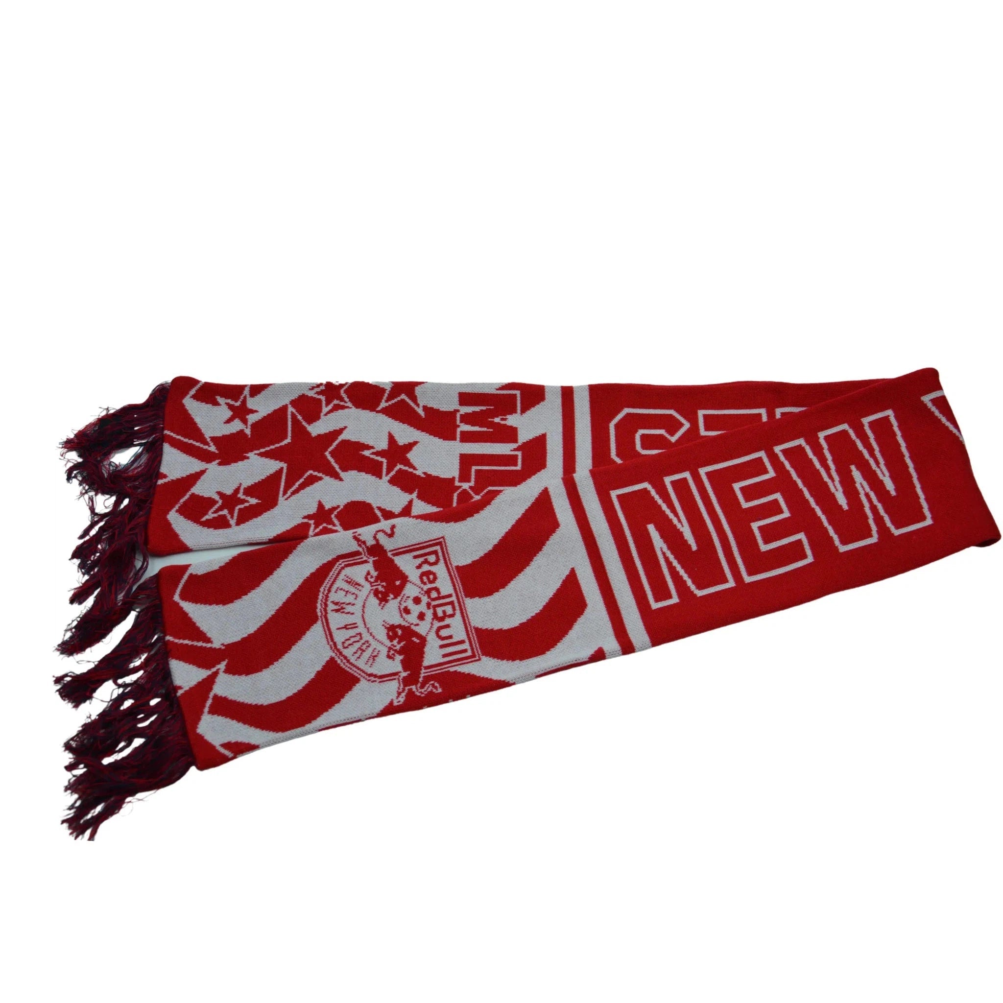 New York Red Bulls MLS Americana Soccer Winter Knit Scarf