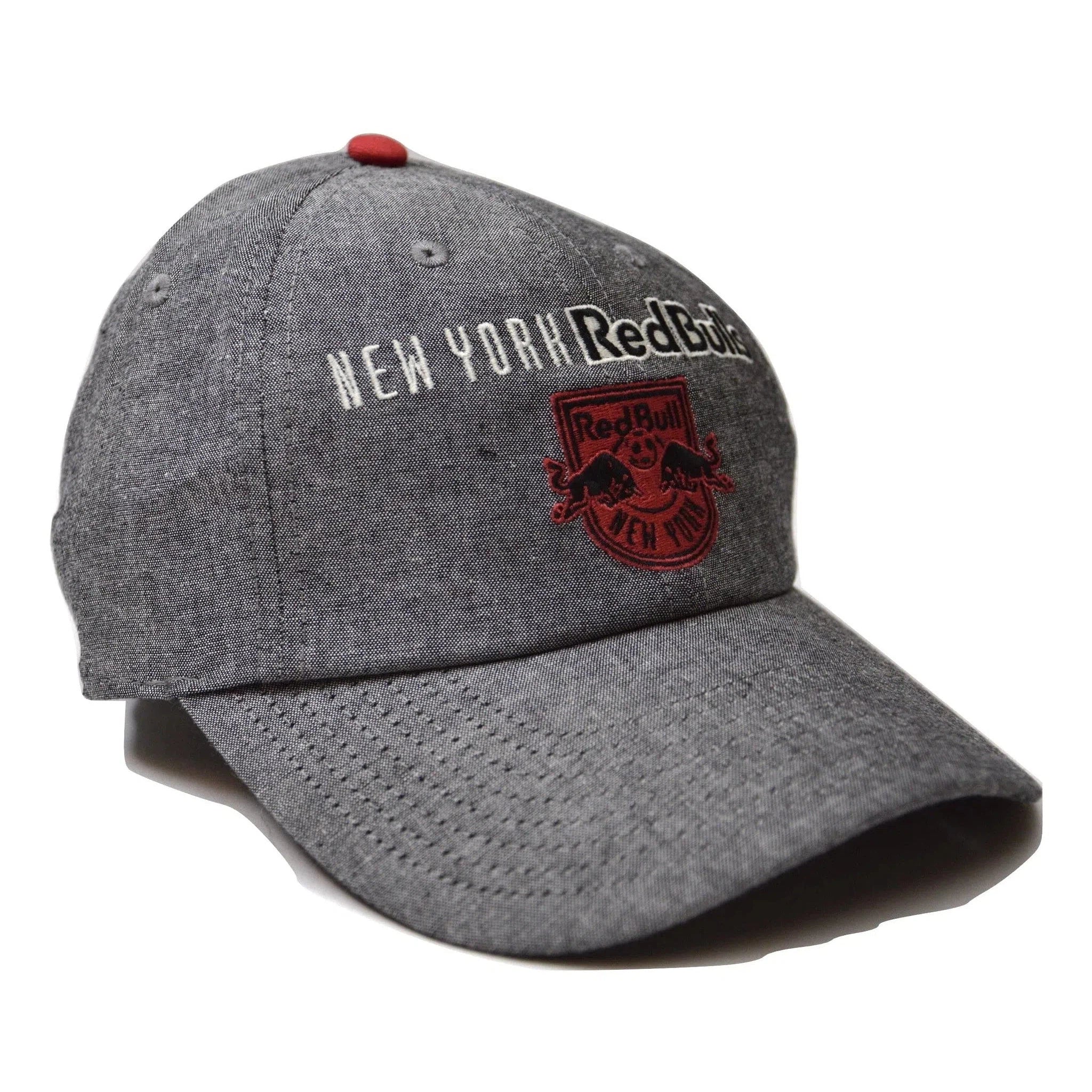 New York Red Bulls MLS Fanatics Womens Chambray Adjustable Soccer Cap Hat