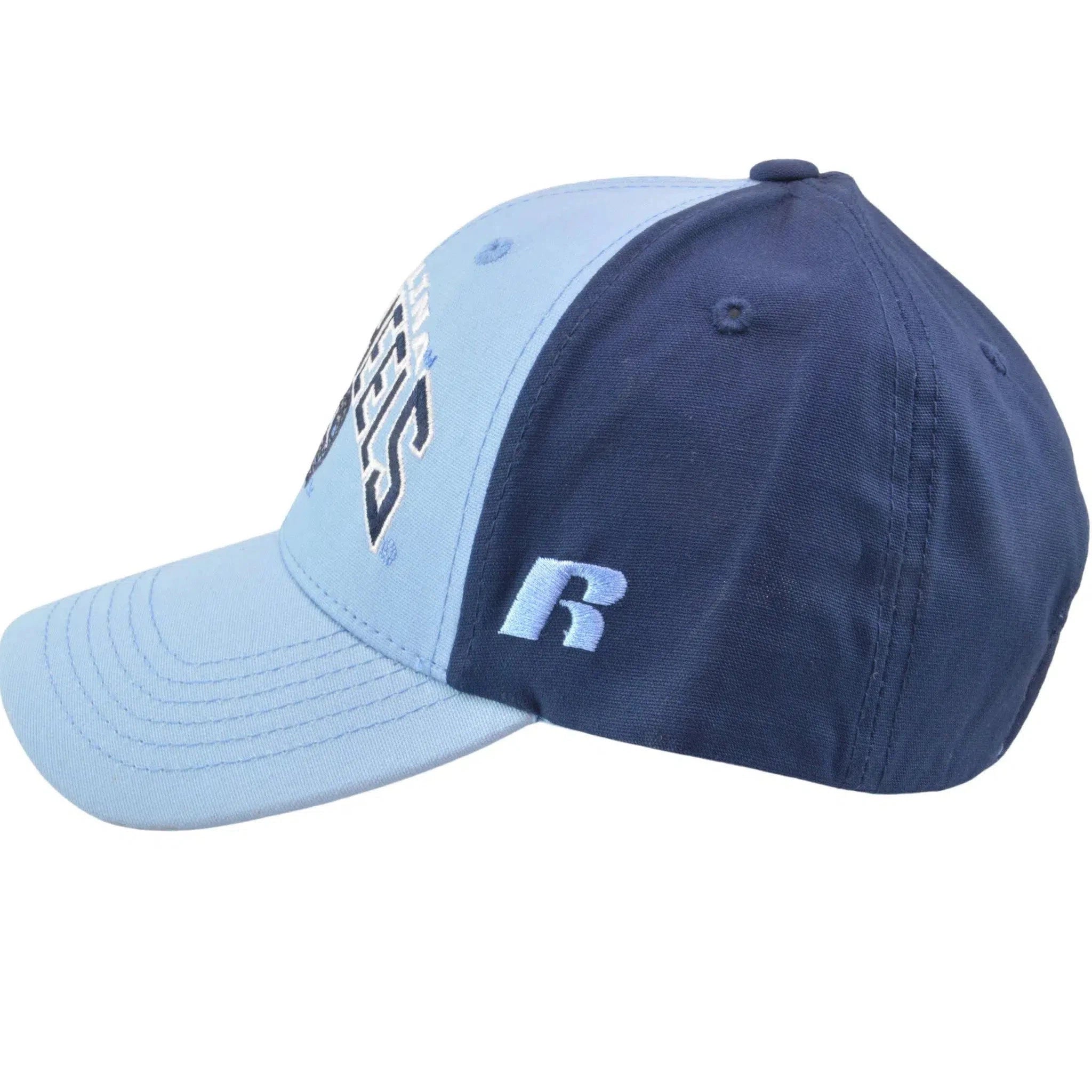 North Carolina Tar Heels NCAA Russell Athletic 2 Tone Blue Team Logo Adjustable Hat