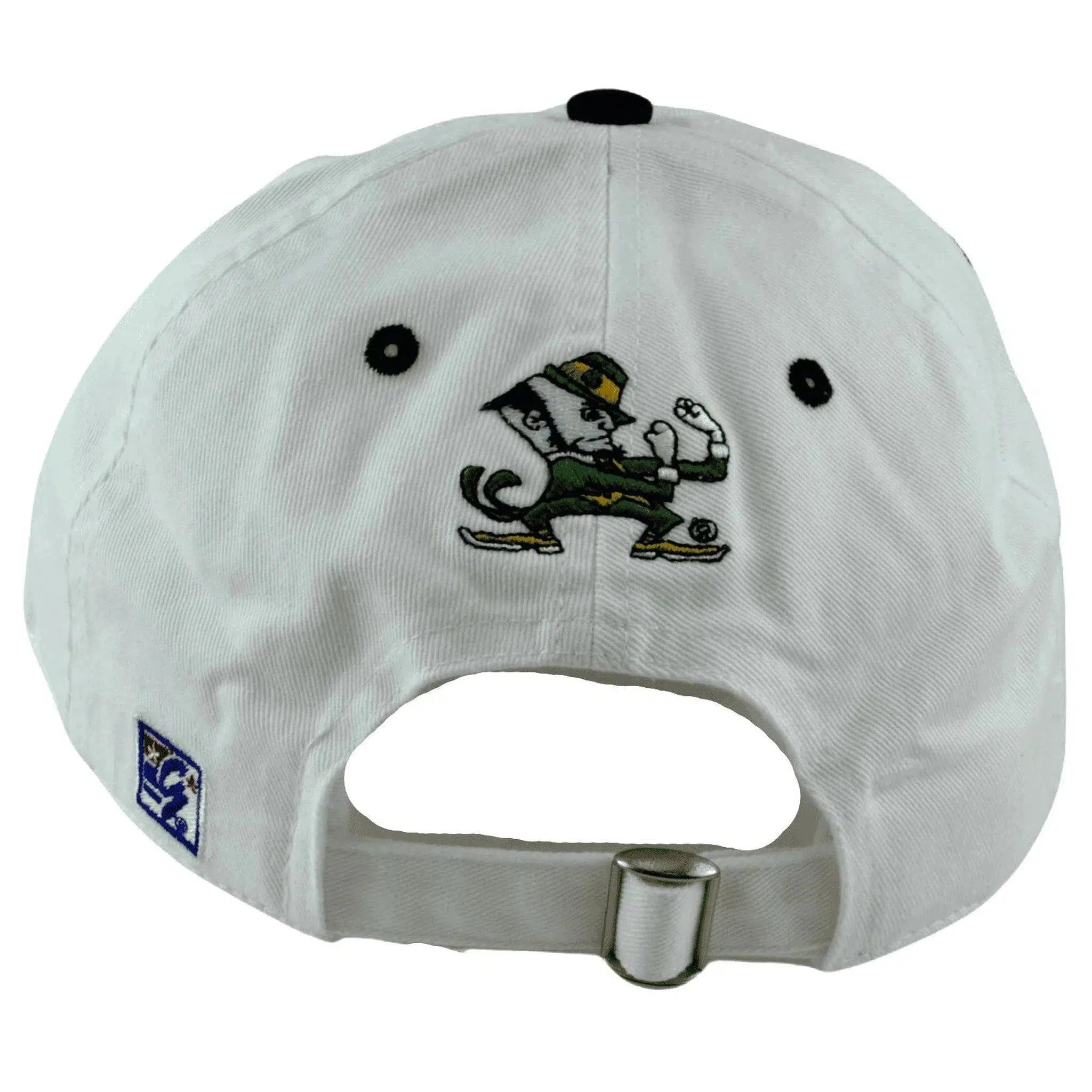 Notre Dame Fighting Irish Alumni 3 Bar Relaxed Fit Adjustable White Cap Dad Hat