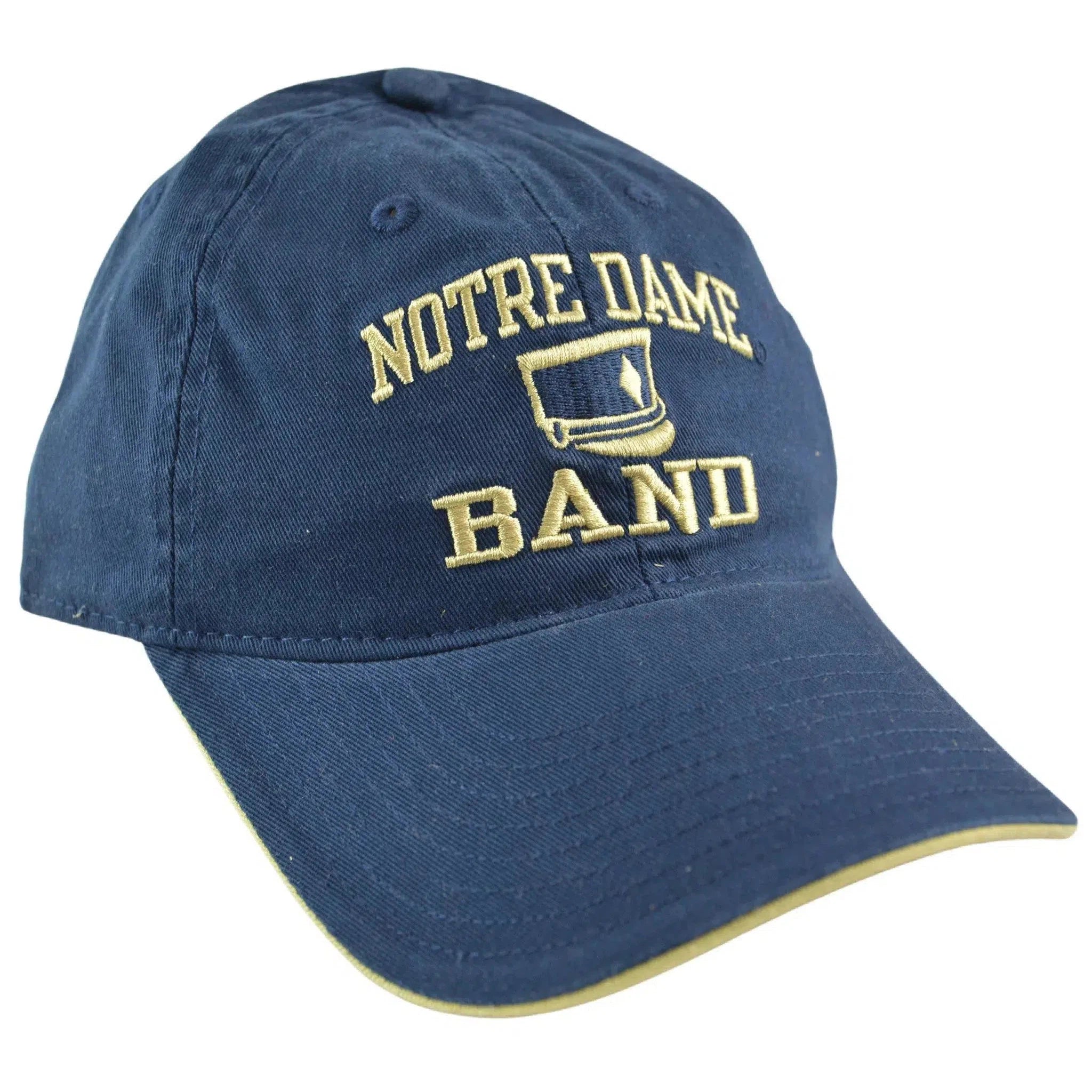 Notre Dame Fighting Irish Band Blue Relaxed Fit Adjustable Cap Dad Hat