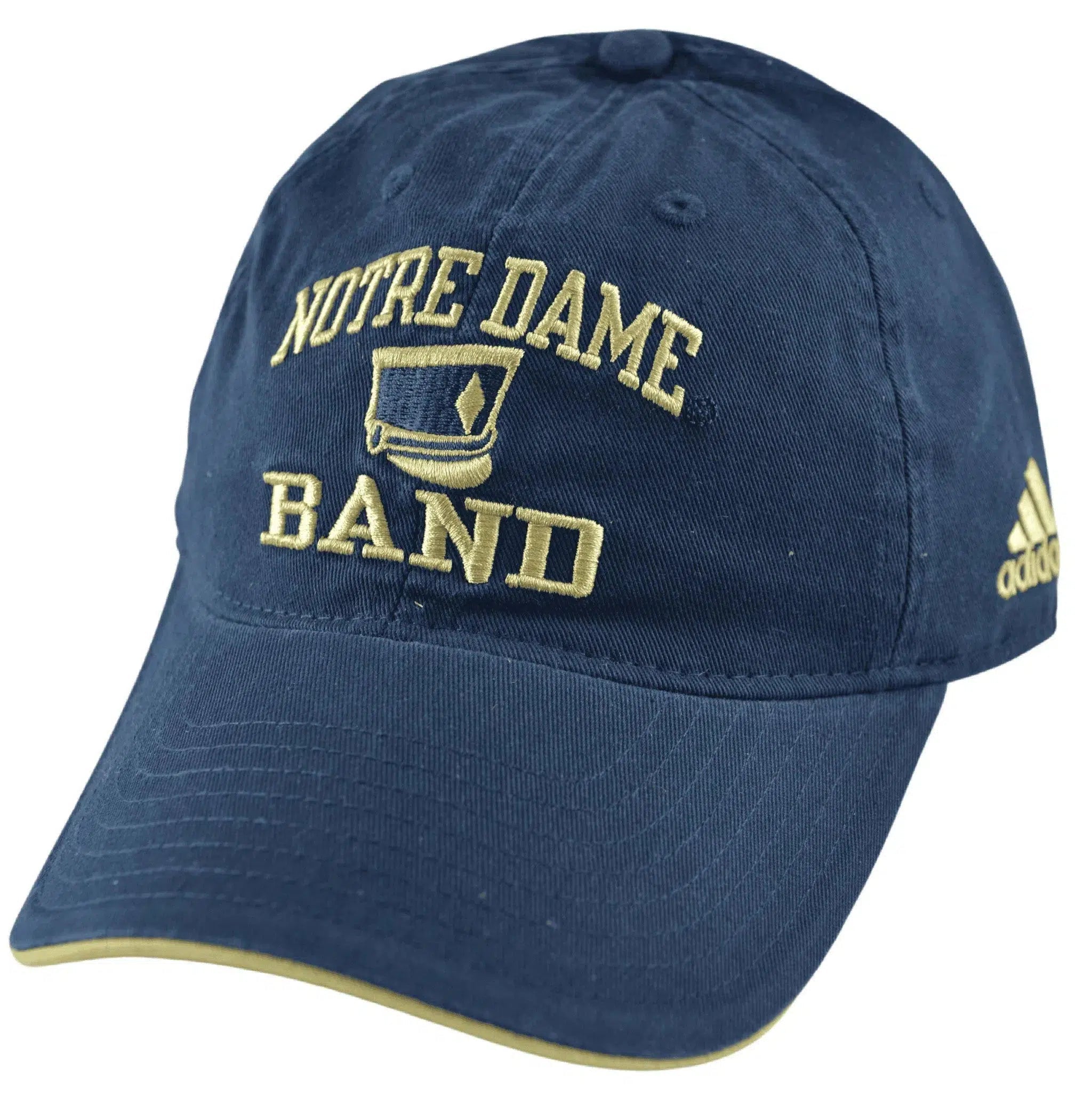 Neotret Cap Notre Dame Fighting Irish Band Blue Relaxed Fit Adjustable Cap Dad Hat ...
