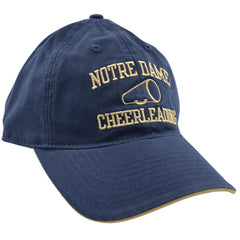 Notre Dame Fighting Irish Cheerleading Blue Relaxed Fit Adjustable Cap Dad Hat