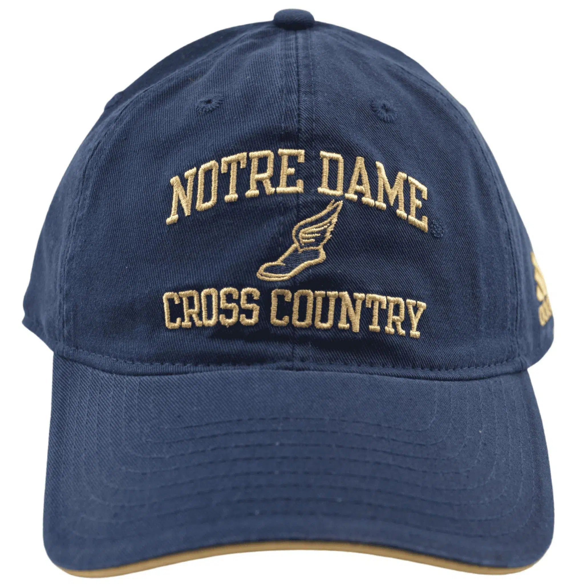 Notre Dame Fighting Irish Cross Country Blue Relaxed Fit Adjustable Cap Dad Hat