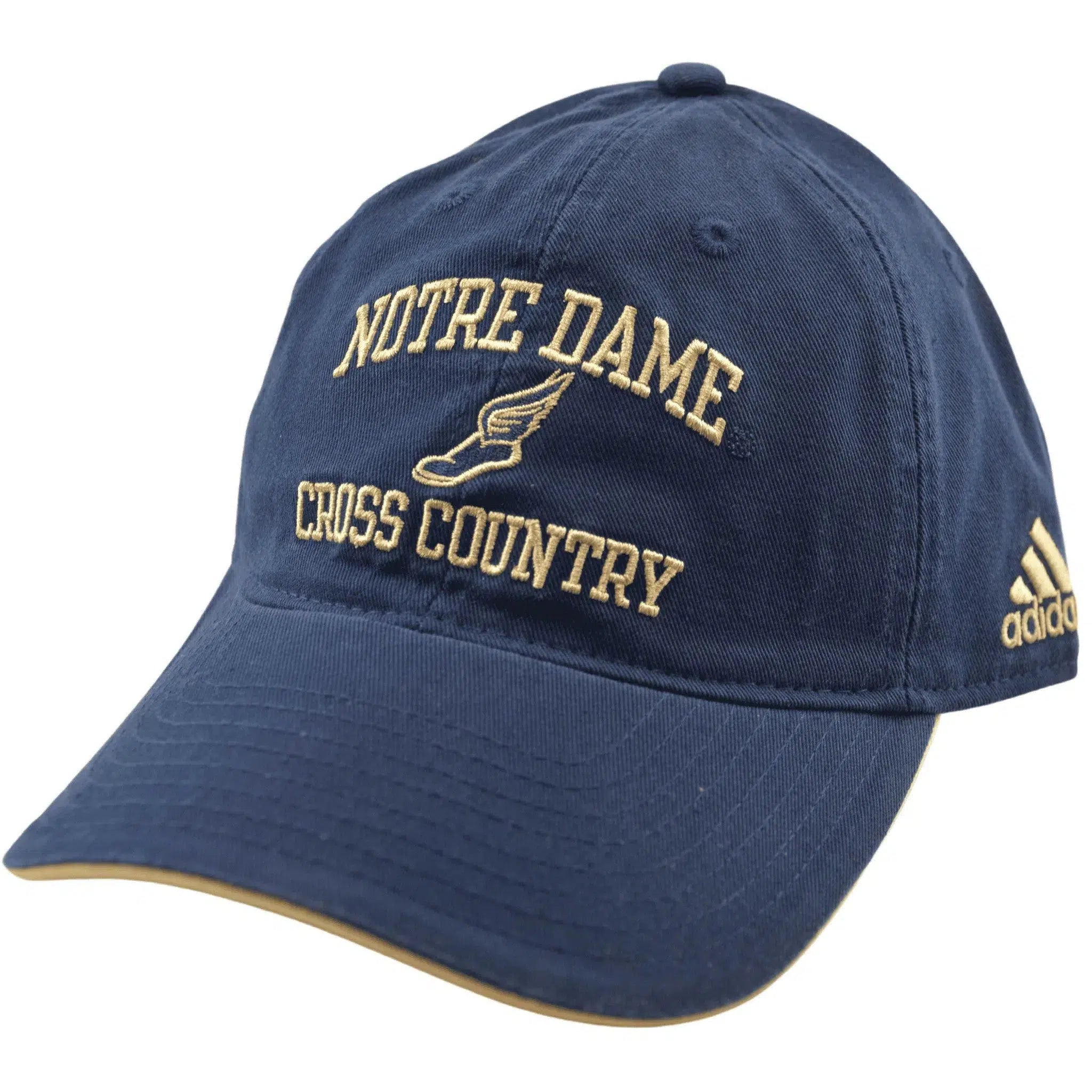 Notre Dame Fighting Irish Cross Country Blue Relaxed Fit Adjustable Cap Dad Hat