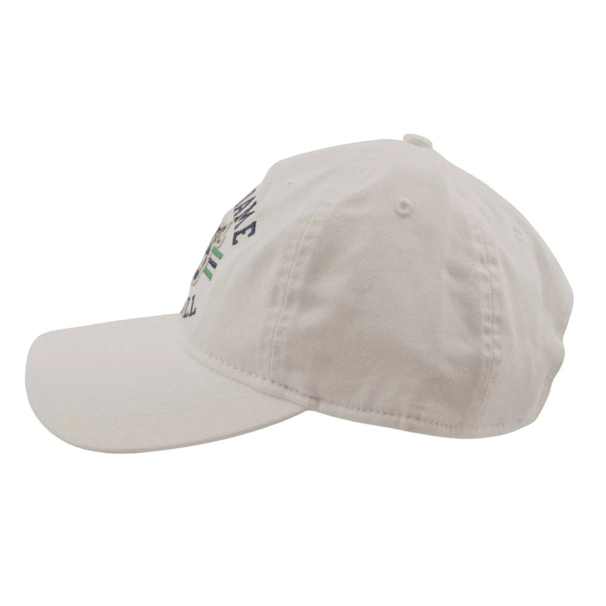 Notre Dame Fighting Irish Shamrock Series Football Relaxed Fit Adjustable White Cap Dad Hat