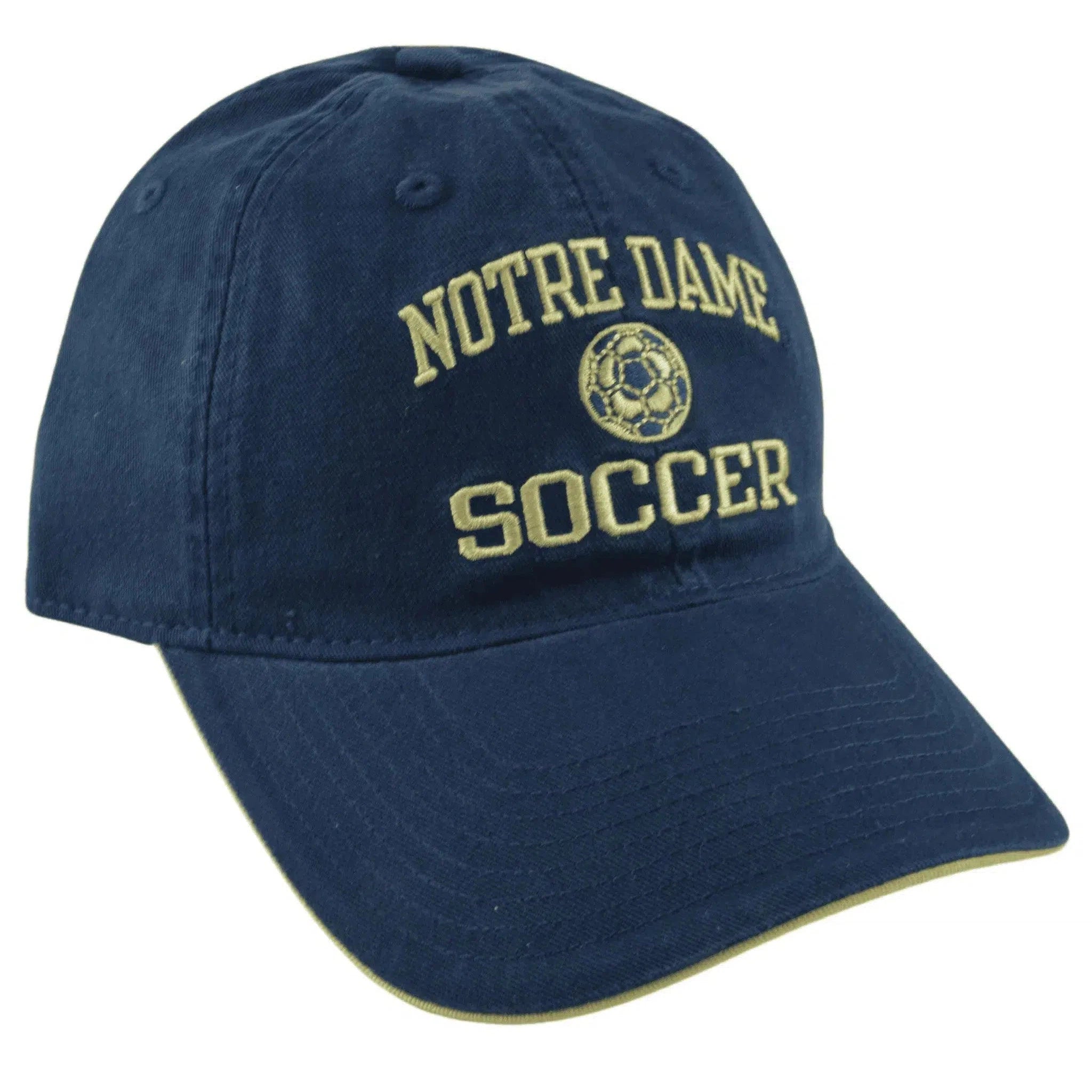 Notre Dame Fighting Irish Soccer Blue Relaxed Fit Adjustable Cap Dad Hat