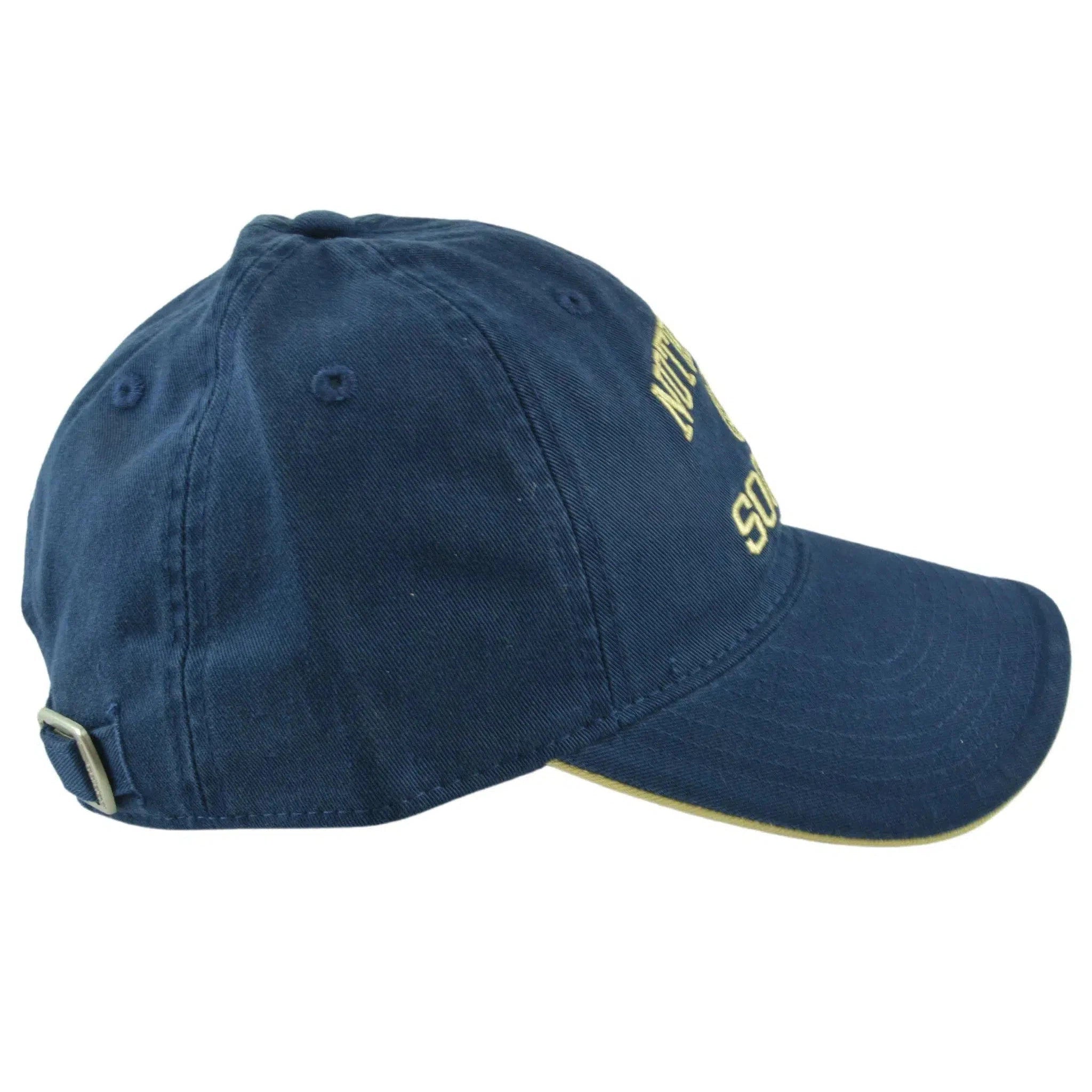 Notre Dame Fighting Irish Soccer Blue Relaxed Fit Adjustable Cap Dad Hat