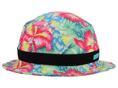 Official Brand Resort Hawaiian Floral Bucket Style Fishing Cap Buckit Hat