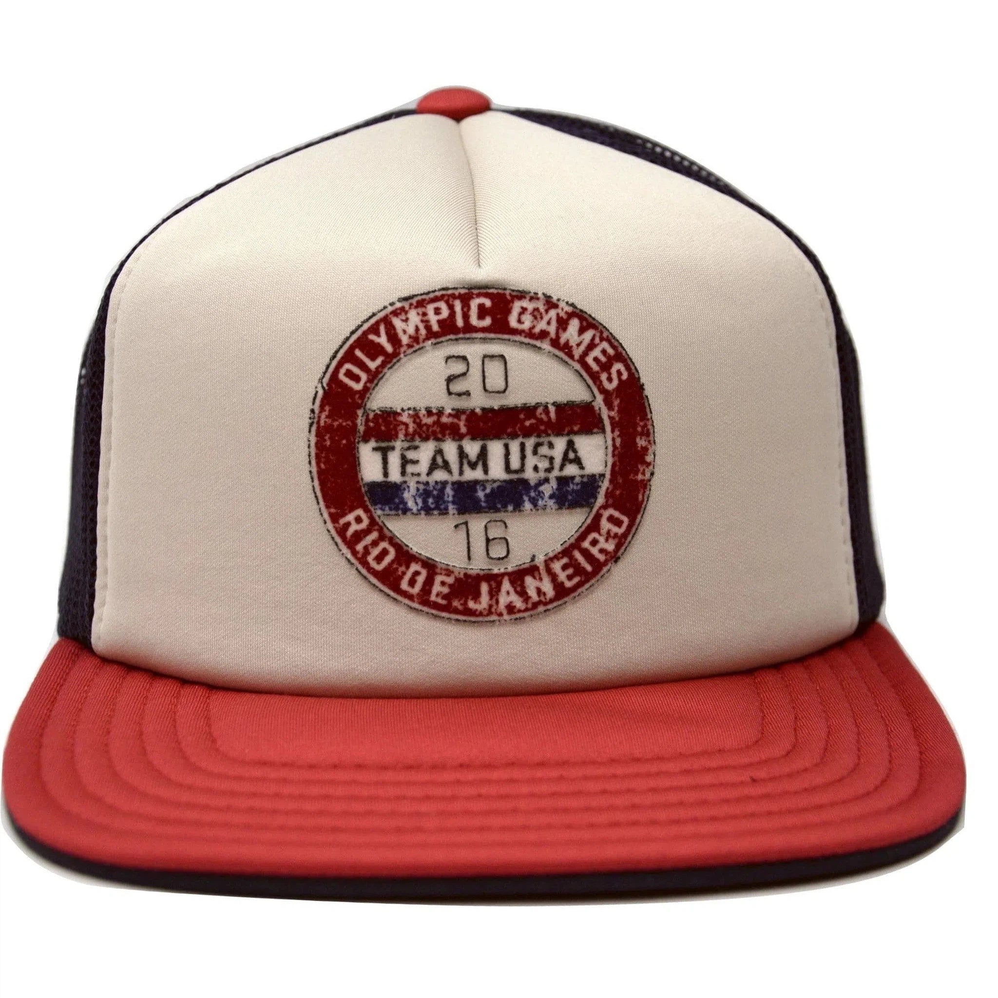 Officially Licensed Team USA Olympic Vintage Foam Cap Snapback Trucker Hat