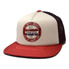 Officially Licensed Team USA Olympic Vintage Foam Cap Snapback Trucker Hat