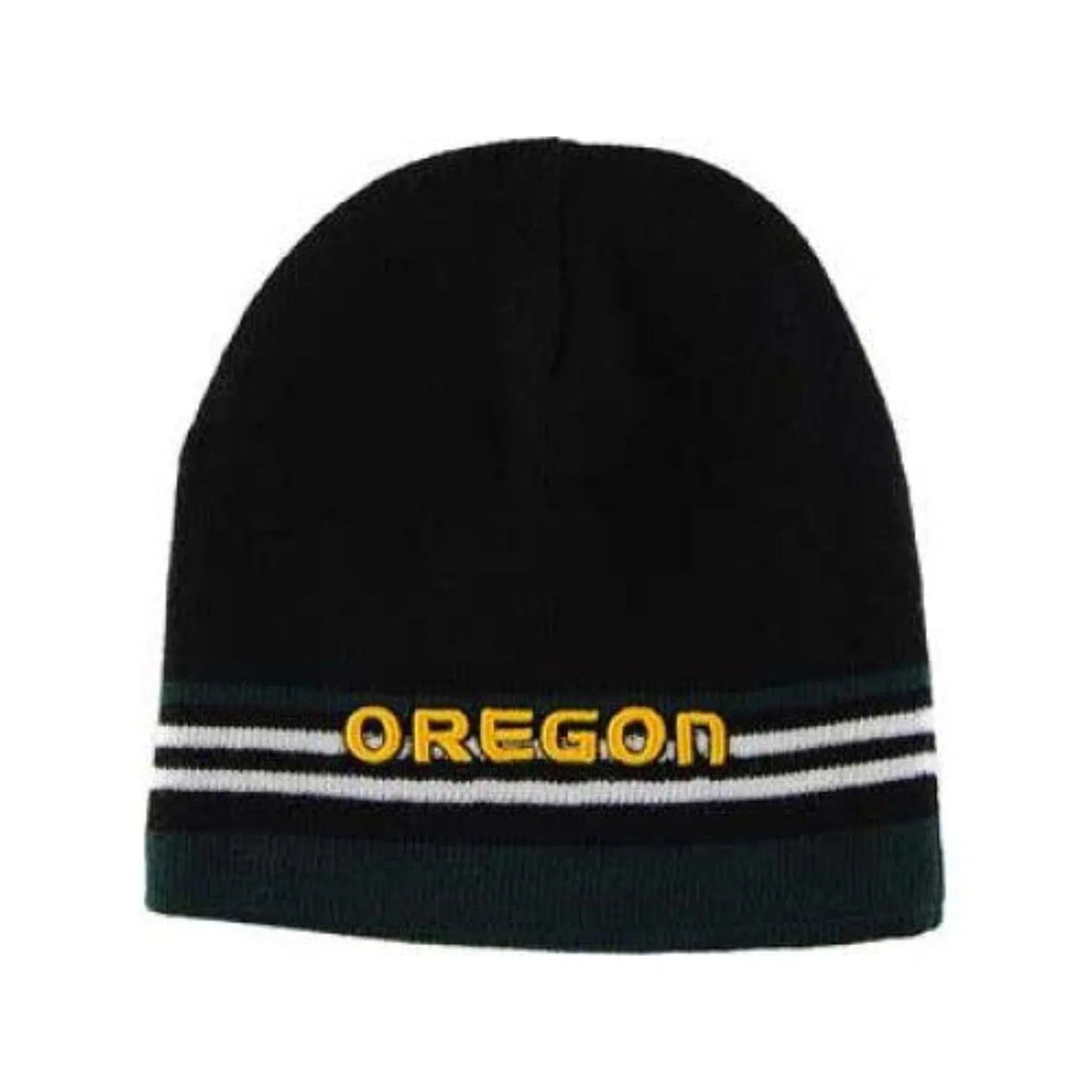 Oregon Ducks NCAA Outside Knit Reversible Winter Beanie by Top of the World