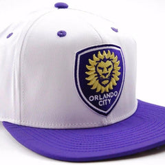 Orlando City SC Adidas VI83Z MLS Launch Soccer Team Snapback Hat Flat Bill Cap