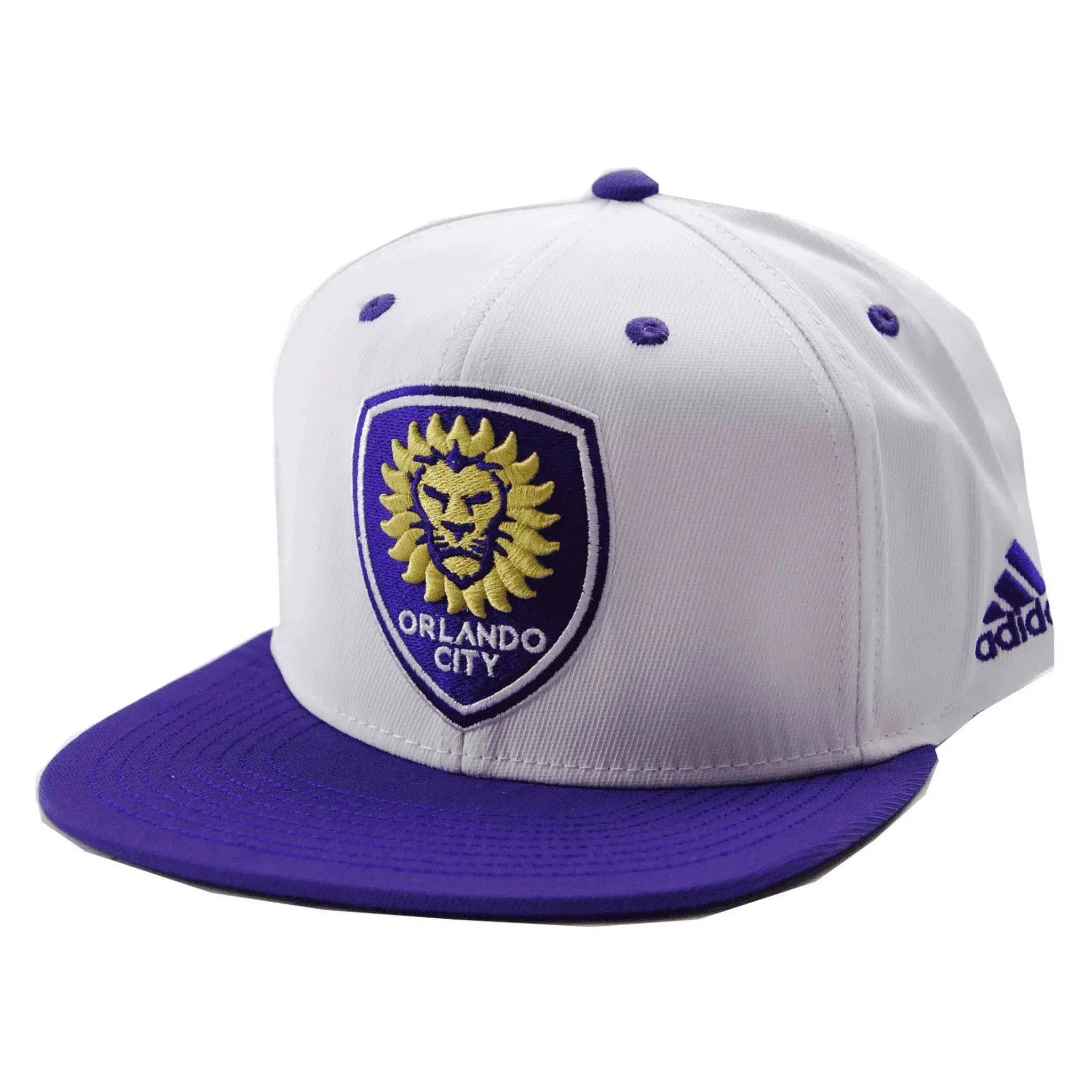 Orlando City SC Adidas VI83Z MLS Launch Soccer Team Snapback Hat Flat Bill Cap