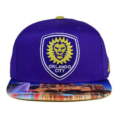 Orlando City SC Adidas VM75Z MLS Skyline Soccer Team Logo Snapback Cap