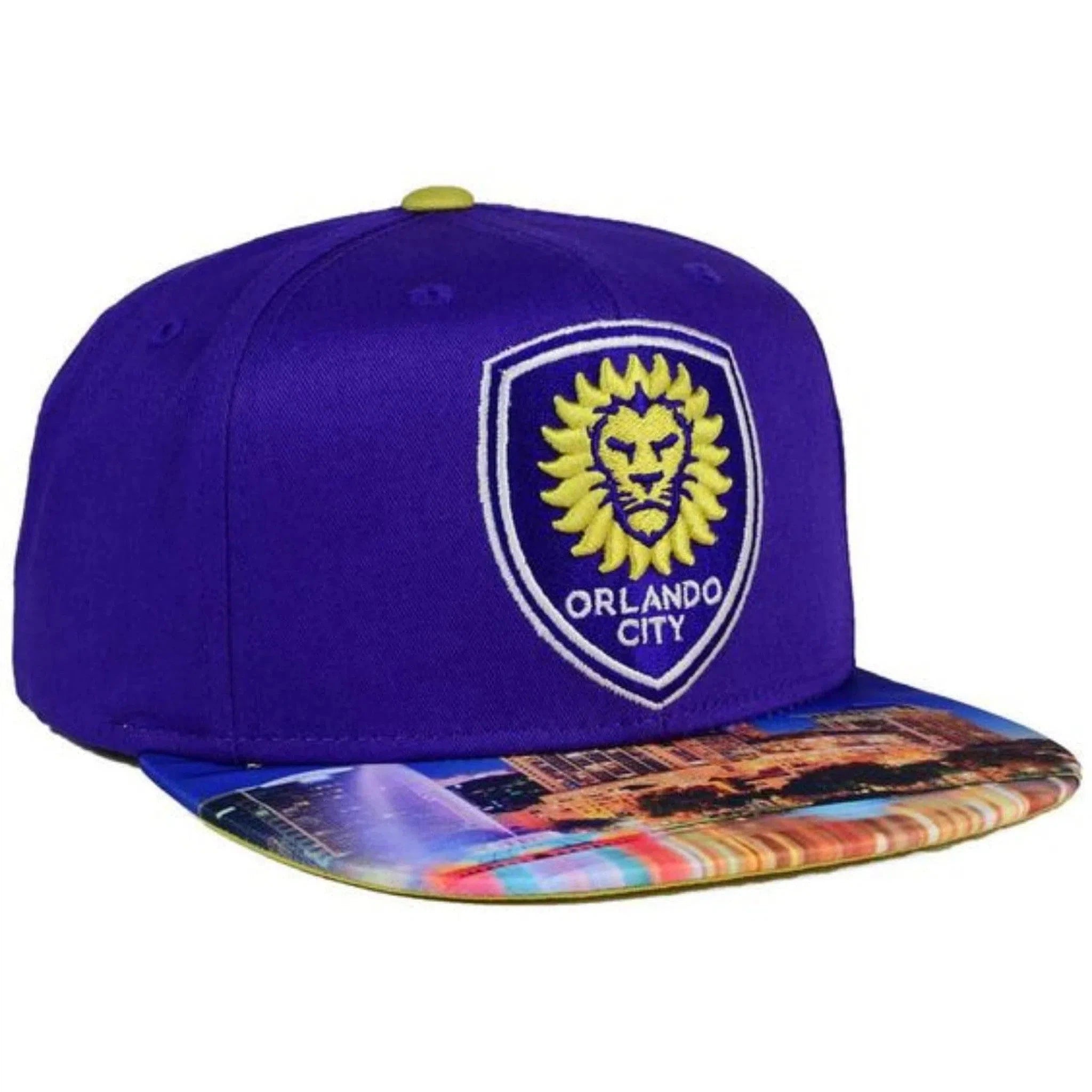 Orlando City SC Adidas VM75Z MLS Skyline Soccer Team Logo Snapback Cap