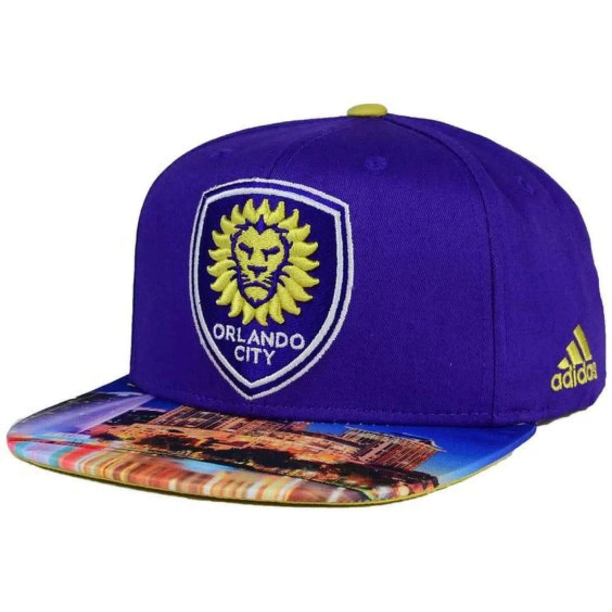 Orlando City SC Adidas VM75Z MLS Skyline Soccer Team Logo Snapback Cap