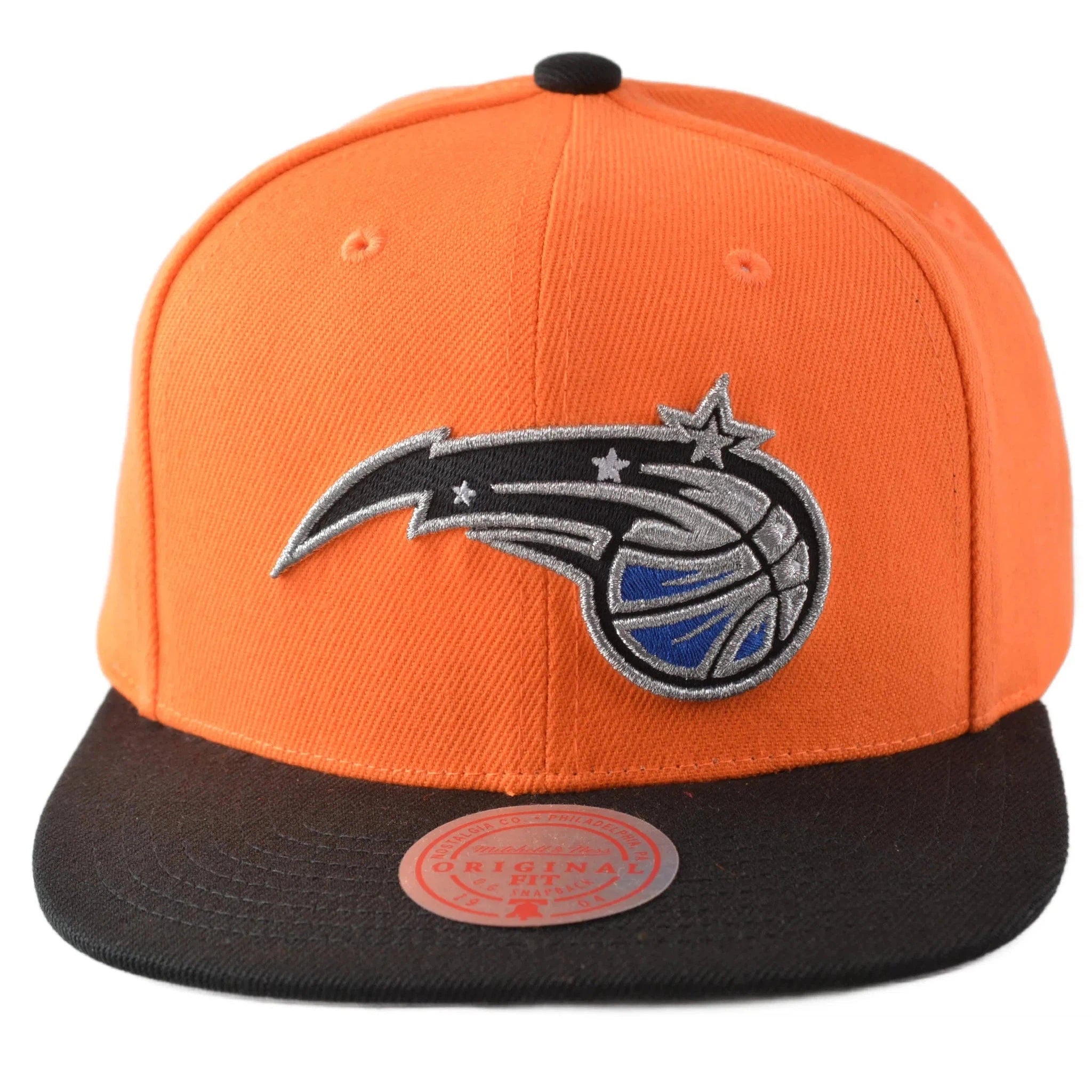 Orlando Magic NBA Team DNA 2 Tone Orange & Black Men's Snapback Hat by Mitchell & Ness