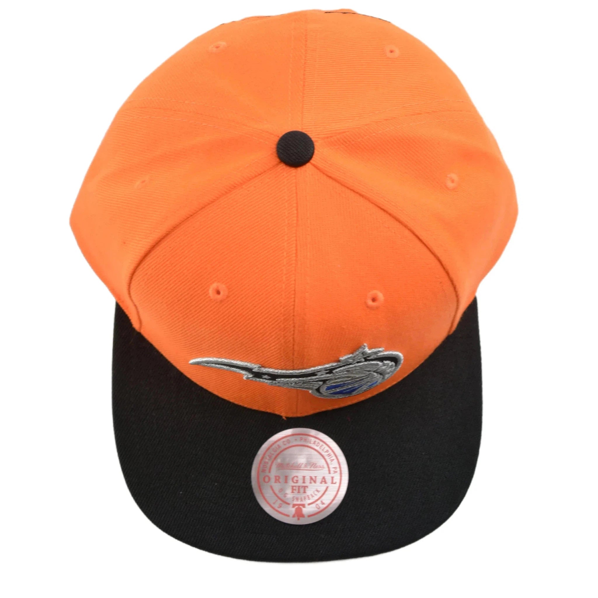 Orlando Magic NBA Team DNA 2 Tone Orange & Black Men's Snapback Hat by Mitchell & Ness