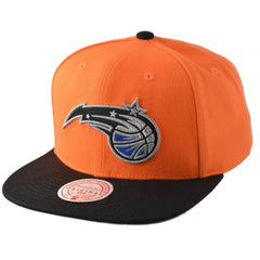 Orlando Magic NBA Team DNA 2 Tone Orange & Black Men's Snapback Hat by Mitchell & Ness