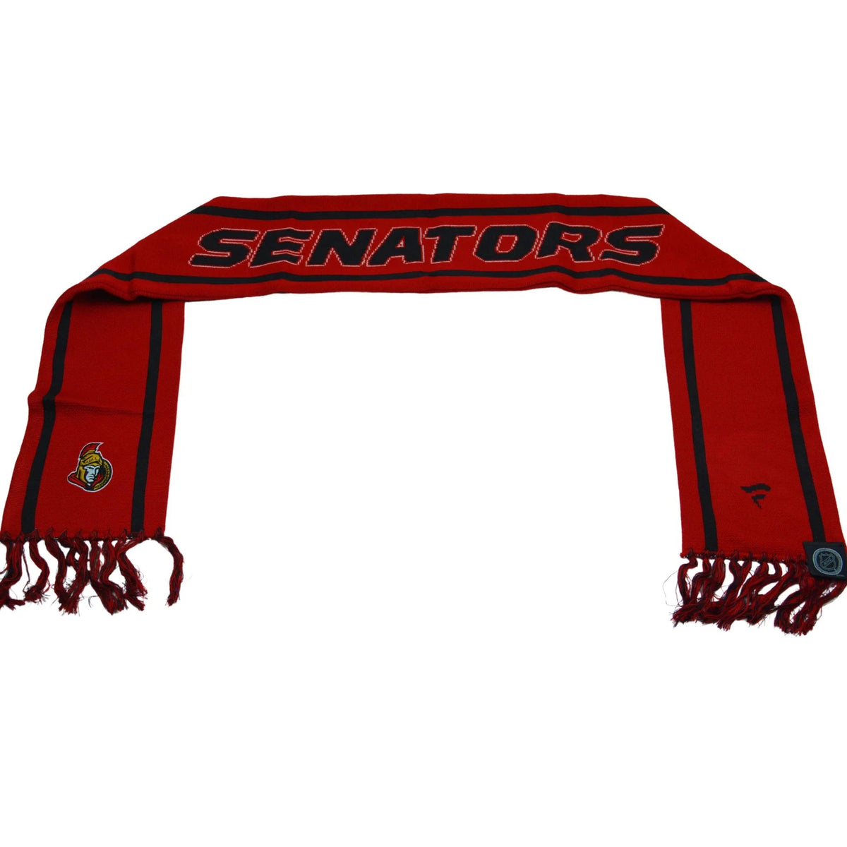 Ottawa Senators Iconic NHL Hockey Team Colors Knit Winter Scarf