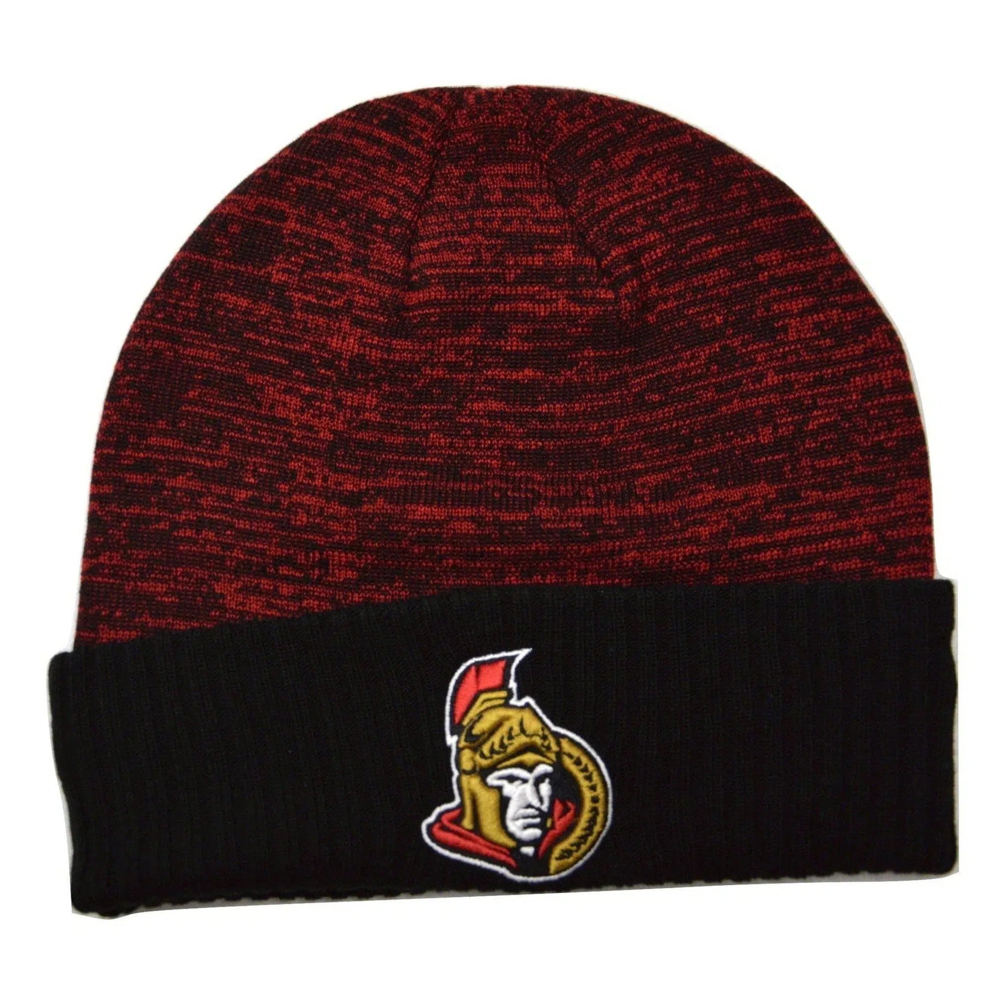 Ottawa Senators NHL Hockey Space Dye Knit Cuffed Winter Hat